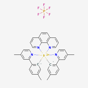 iridium(3+);4-methyl-2-(4-methylbenzene-6-id-1-yl)pyridine;1,10-phenanthroline;hexafluorophosphate