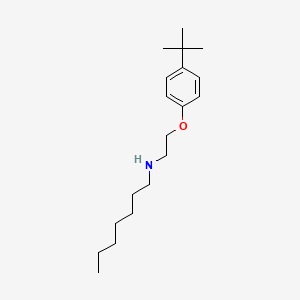 N-{2-[4-(Tert-butyl)phenoxy]ethyl}-1-heptanamine