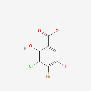 Methyl 4-bromo-3-chloro-5-fluoro-2-hydroxybenzoate