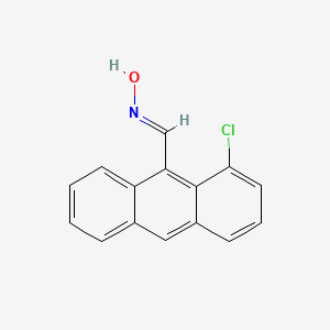 (NE)-N-[(1-chloroanthracen-9-yl)methylidene]hydroxylamine