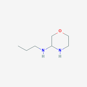 molecular formula C7H16N2O B13893497 3-Propylamino morpholine 