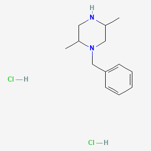 molecular formula C13H22Cl2N2 B13893508 (2R,5S)-2,5-dimethyl-1-(phenylmethyl)piperazine dihydrochloride 