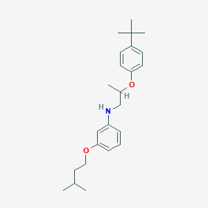 N-{2-[4-(Tert-butyl)phenoxy]propyl}-3-(isopentyloxy)aniline