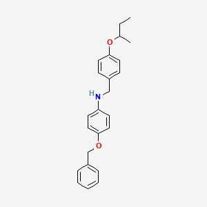 4-(Benzyloxy)-N-[4-(sec-butoxy)benzyl]aniline
