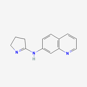 N-(3,4-dihydro-2H-pyrrol-5-yl)quinolin-7-amine