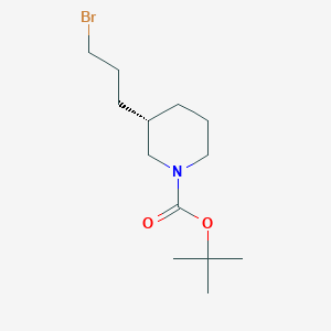 (S)-tert-Butyl 3-(3-bromopropyl)piperidine-1-carboxylate