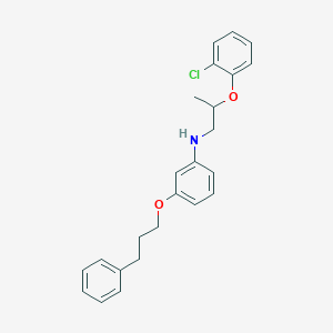 N-[2-(2-Chlorophenoxy)propyl]-3-(3-phenylpropoxy)aniline