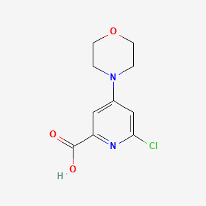 6-Chloro-4-morpholinopicolinic acid