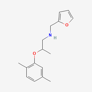 molecular formula C16H21NO2 B1389365 N-[2-(2,5-Dimethylphenoxy)propyl]-N-(2-furylmethyl)amine CAS No. 1040684-70-5