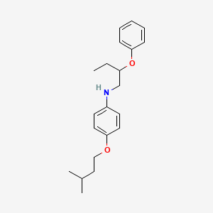 4-(Isopentyloxy)-N-(2-phenoxybutyl)aniline