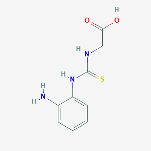 B138938 2-[(2-Aminophenyl)carbamothioylamino]acetic acid CAS No. 125421-22-9