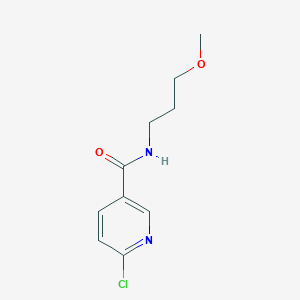 molecular formula C10H13ClN2O2 B1389380 6-chloro-N-(3-methoxypropyl)nicotinamide CAS No. 1094316-70-7