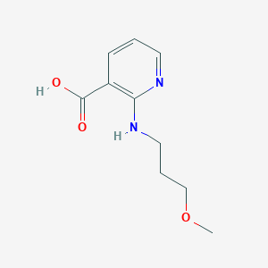 molecular formula C10H14N2O3 B1389390 2-[(3-Methoxypropyl)amino]nicotinic acid CAS No. 1152596-93-4