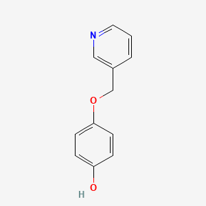 molecular formula C12H11NO2 B1389395 4-(Pyridin-3-ylmethoxy)phenol CAS No. 1094283-57-4