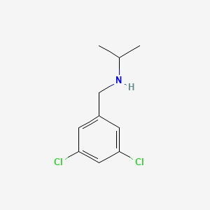 molecular formula C10H13Cl2N B1389396 [(3,5-Dichlorophenyl)methyl](propan-2-yl)amine CAS No. 1094755-34-6