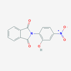 molecular formula C14H8N2O5 B138940 2-(2-羟基-4-硝基苯基)-1H-异吲哚-1,3(2H)-二酮 CAS No. 117346-07-3