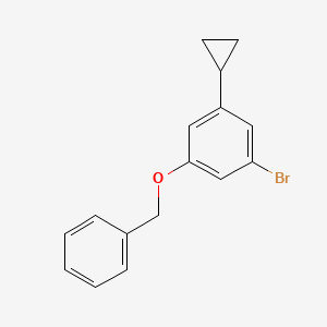 1-(Benzyloxy)-3-bromo-5-cyclopropylbenzene