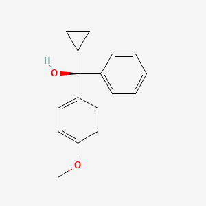 (s)-Cyclopropyl(4-methoxyphenyl)phenylmethanol