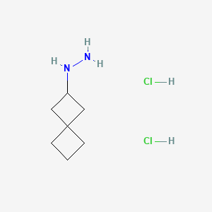 Spiro[3.3]heptan-2-ylhydrazine dihydrochloride