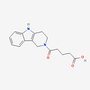 5-oxo-5-(1,3,4,5-tetrahydro-2H-pyrido[4,3-b]indol-2-yl)pentanoic acid