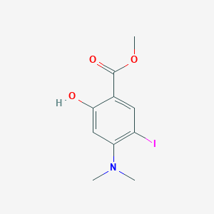 Methyl 4-(dimethylamino)-2-hydroxy-5-iodobenzoate
