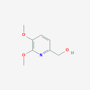 molecular formula C8H11NO3 B1389415 (5,6-Dimethoxypyridin-2-yl)methanol CAS No. 59081-38-8