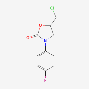 5-(Chloromethyl)-3-(4-fluorophenyl)-1,3-oxazolidin-2-one