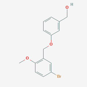 [3-[(5-Bromo-2-methoxyphenyl)methoxy]phenyl]methanol