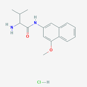 molecular formula C16H21ClN2O2 B13894306 H-Val-4M-betaNA.HCl 