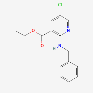 Ethyl 2-(benzylamino)-5-chloronicotinate