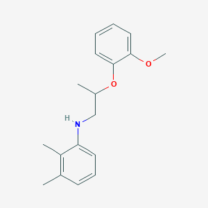 molecular formula C18H23NO2 B1389437 N-[2-(2-Methoxyphenoxy)propyl]-2,3-dimethylaniline CAS No. 1040682-73-2
