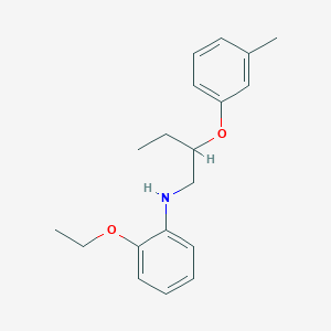 2-Ethoxy-N-[2-(3-methylphenoxy)butyl]aniline