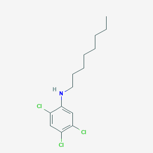 molecular formula C14H20Cl3N B1389442 2,4,5-Trichloro-N-octylaniline CAS No. 51353-66-3