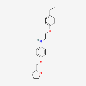 N-[2-(4-Ethylphenoxy)ethyl]-4-(tetrahydro-2-furanylmethoxy)aniline