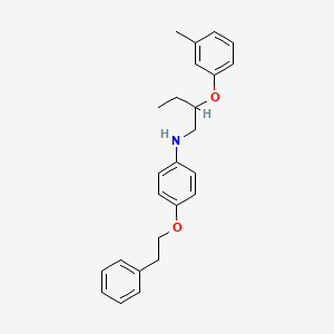 N-[2-(3-Methylphenoxy)butyl]-4-(phenethyloxy)-aniline