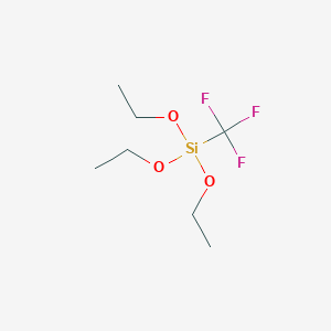 molecular formula C7H15F3O3Si B13894546 Triethoxy(trifluoromethyl)silane CAS No. 167490-07-5