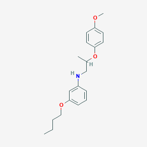 3-Butoxy-N-[2-(4-methoxyphenoxy)propyl]aniline