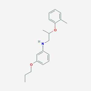 N-[2-(2-Methylphenoxy)propyl]-3-propoxyaniline