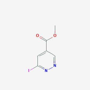 molecular formula C6H5IN2O2 B13894652 Methyl 6-iodopyridazine-4-carboxylate 