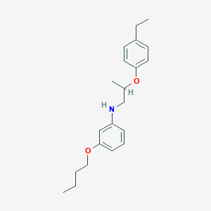 molecular formula C21H29NO2 B1389475 3-Butoxy-N-[2-(4-ethylphenoxy)propyl]aniline CAS No. 1040683-41-7