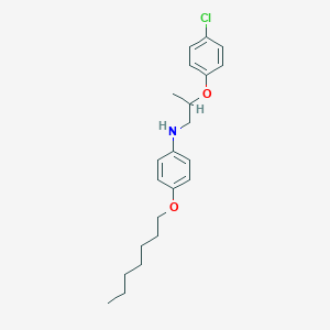 molecular formula C22H30ClNO2 B1389483 N-[2-(4-Chlorophenoxy)propyl]-4-(heptyloxy)aniline CAS No. 1040689-86-8