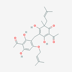 molecular formula C28H34O8 B138950 Drummondin E CAS No. 138169-54-7