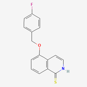 5-[(4-Fluorobenzyl)oxy]isoquinoline-1-thiol