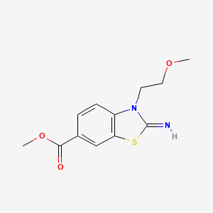 Methyl 2-imino-3-(2-methoxyethyl)-2,3-dihydrobenzo[d]thiazole-6-carboxylate