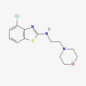 4-chloro-N-(2-morpholin-4-ylethyl)-1,3-benzothiazol-2-amine