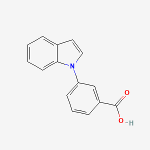 molecular formula C15H11NO2 B1389520 3-(1H-indol-1-yl)benzoic acid CAS No. 1207028-05-4