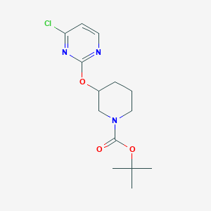 tert-Butyl 3-((4-chloropyrimidin-2-yl)oxy)piperidine-1-carboxylate