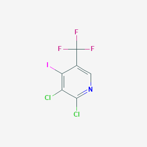 molecular formula C6HCl2F3IN B1389529 2,3-Dichloro-4-iodo-5-(trifluoromethyl)pyridine CAS No. 1160474-55-4