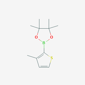 molecular formula C11H17BO2S B1389539 4,4,5,5-Tetramethyl-2-(3-methylthiophen-2-yl)-1,3,2-dioxaborolane CAS No. 885692-91-1