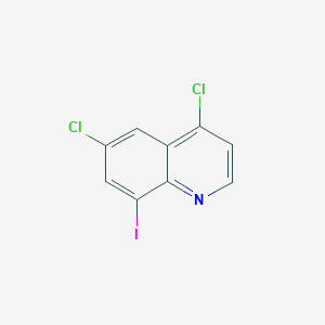 molecular formula C9H4Cl2IN B1389543 4,6-Dichloro-8-iodoquinoline CAS No. 1171918-94-7